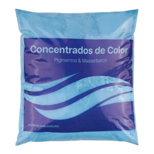 Concentrado de color azul para resinas plásticas estirénicas y compuestos de PVC